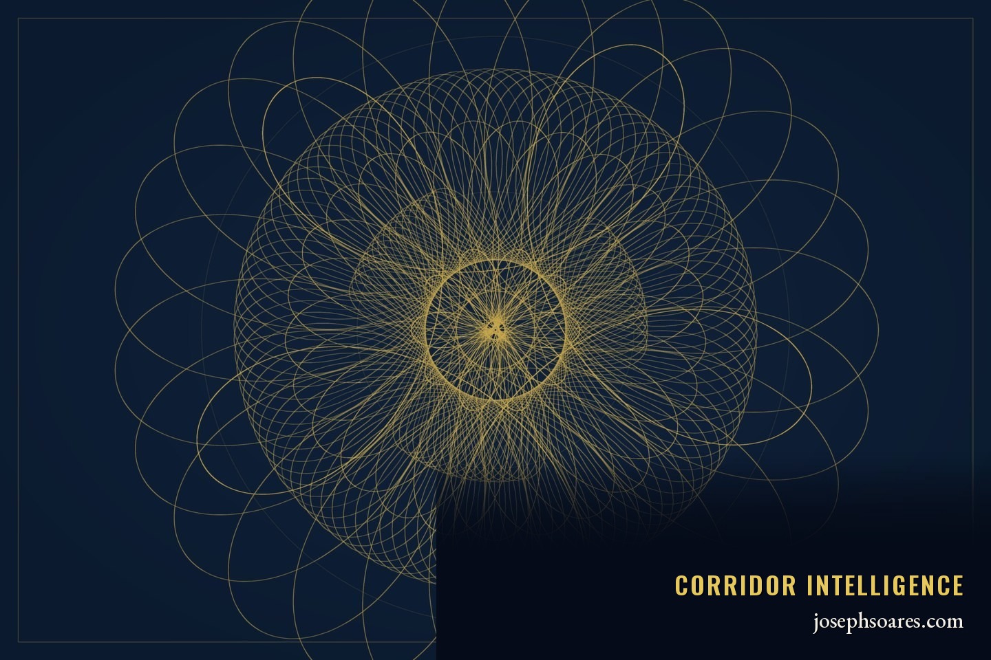 Gold guilloché engraving on deep navy — the fine banknote linework of sovereign finance, evoking Canada’s new Canada Strong Fund