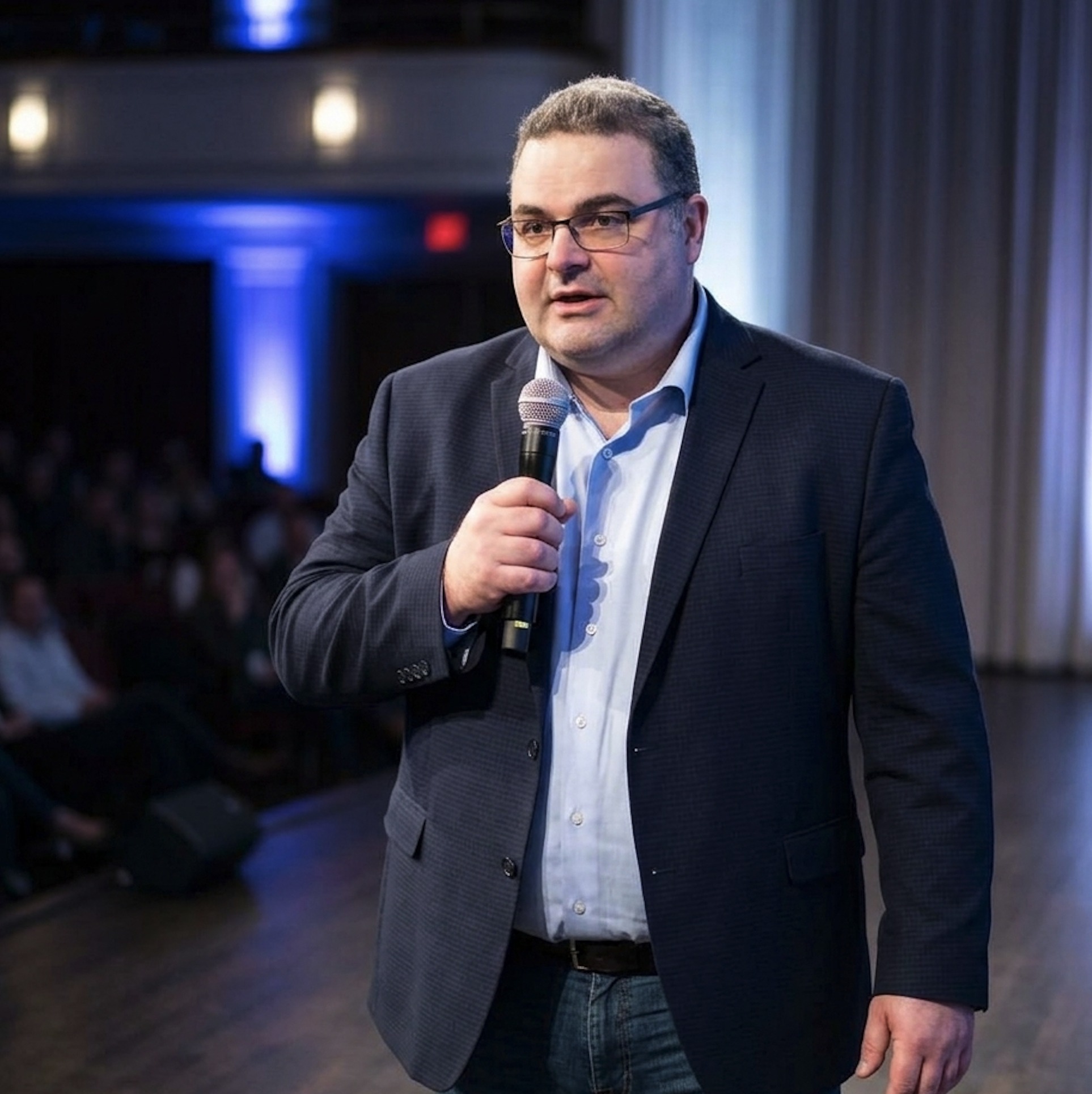 Joseph Soares speaking at a recent public speaking engagement